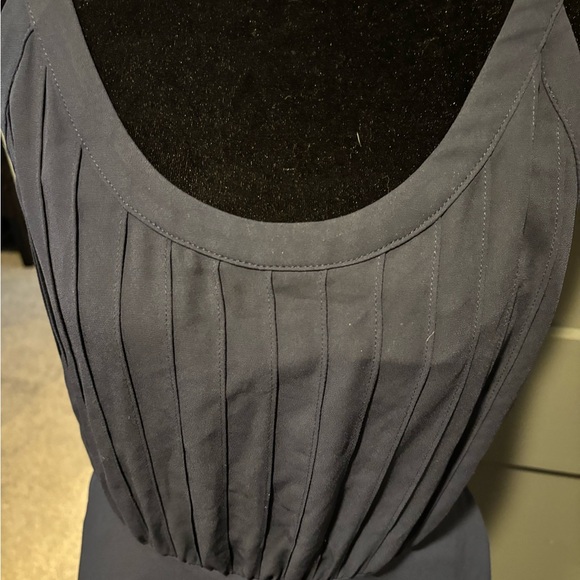 Banana Republic Navy Maxi Dress w/ Pockets Sz 2 - Picture 5 of 10